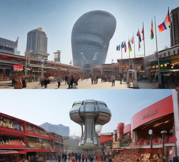 新合作国际商贸城A区信息大楼，商贸枢纽的智慧引擎，驱动区域经济升级的新坐标