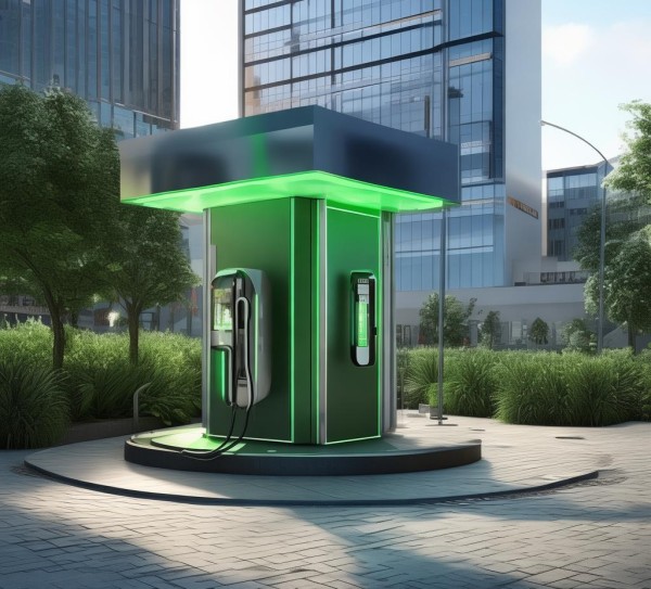 娄底新合作商贸城充电站,商贸城绿色心脏,便捷出行新地标